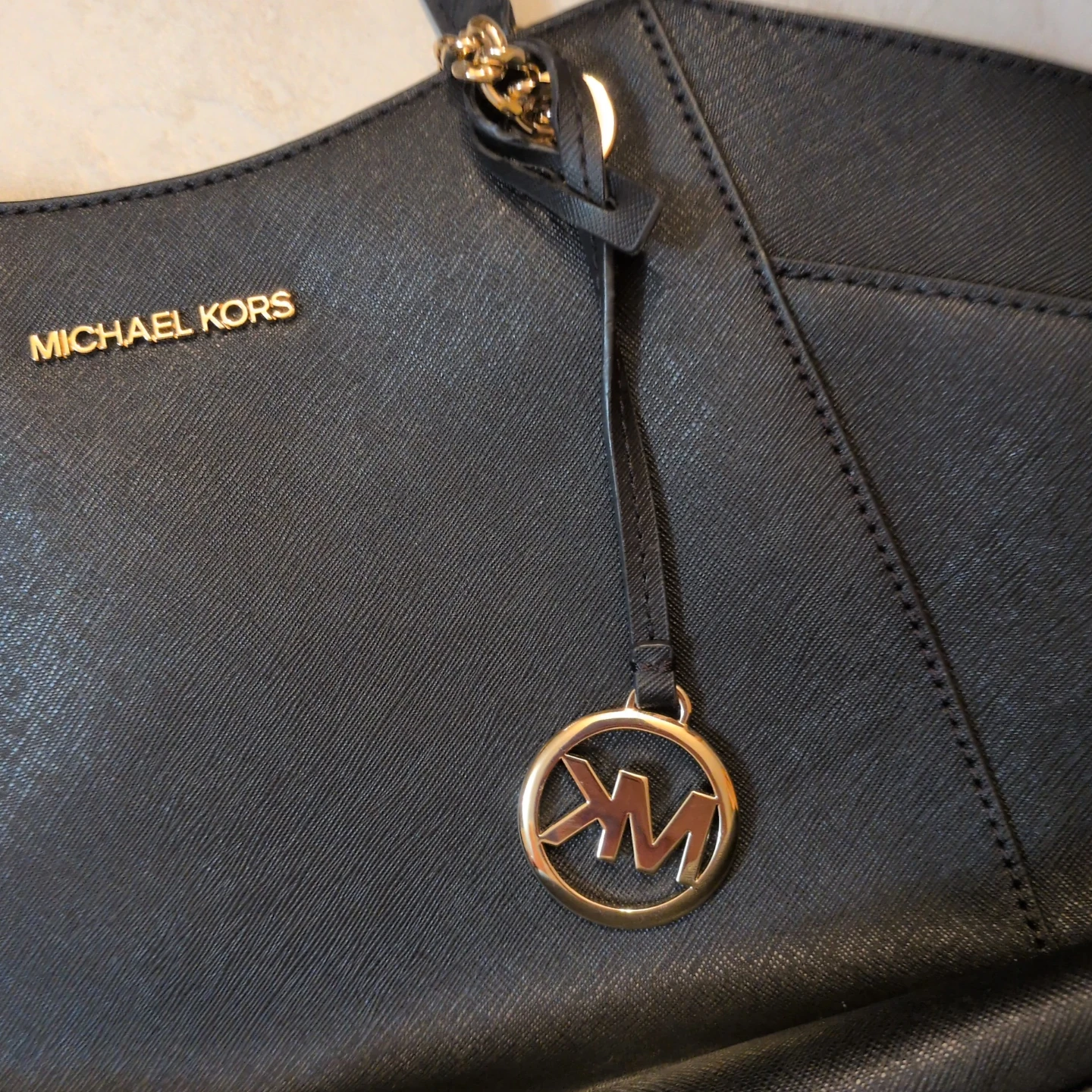 Michael Kors Black Leather Tote Bag - photo 2