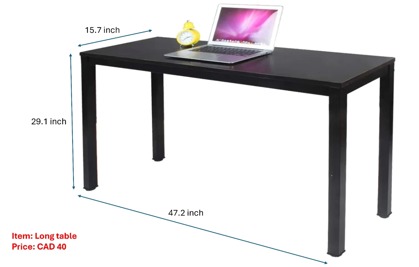 Black Long Table