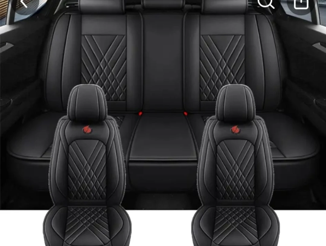 Black Car Seat Covers Full Set