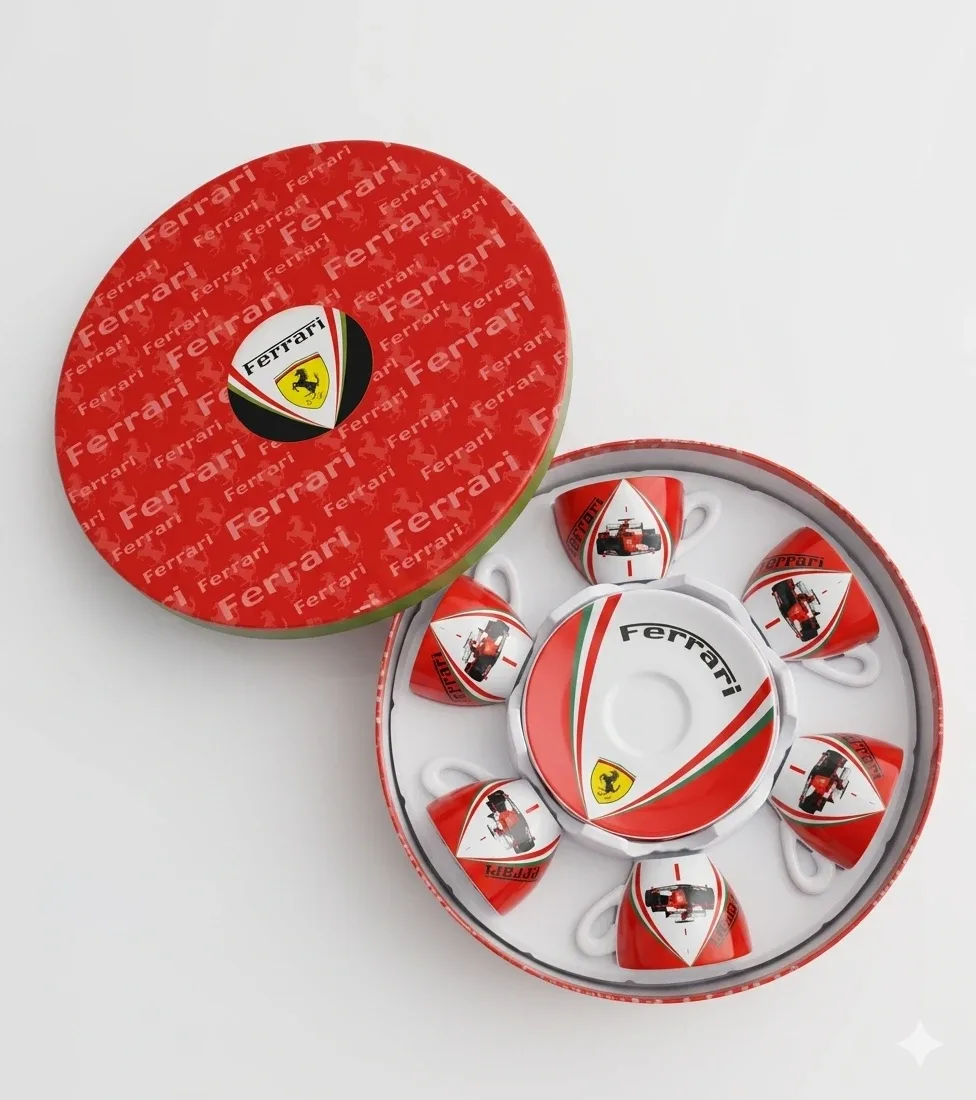 Ferrari Espresso Cup and Saucer Set