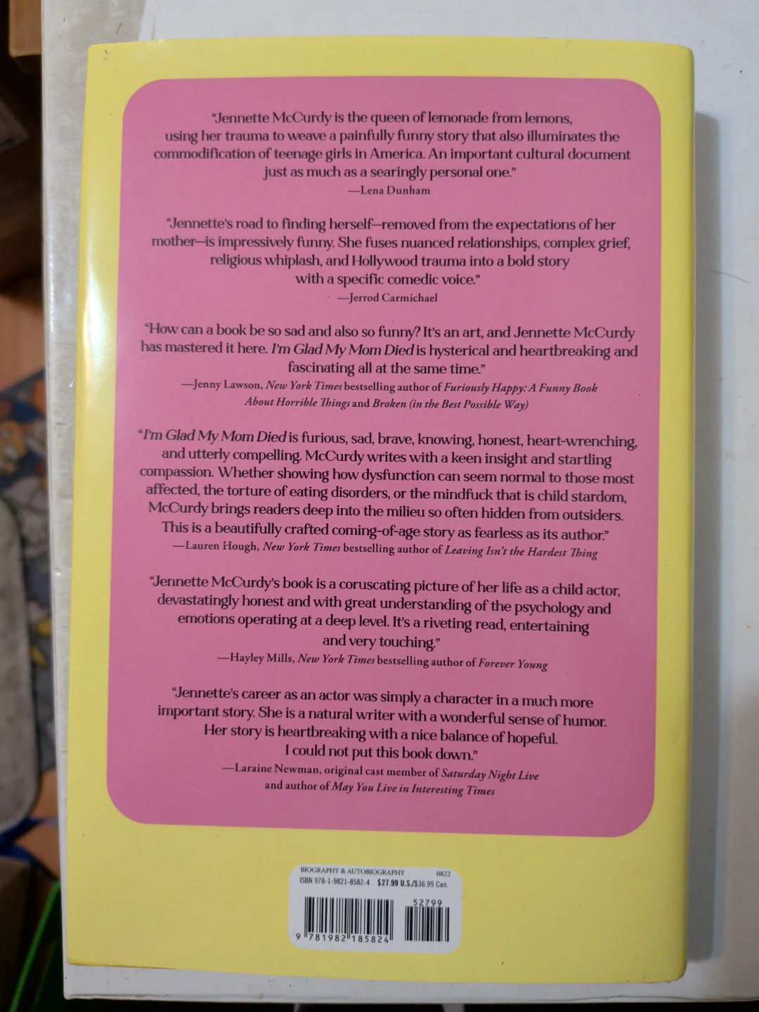 I'm Glad My Mom Died by Jennette McCurdy Paperback Book - photo 2