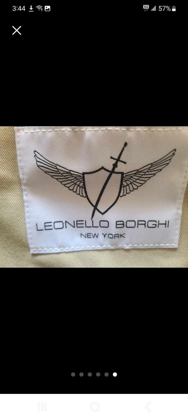 Leonello Borghi White Leather Crossbody Bag - photo 5