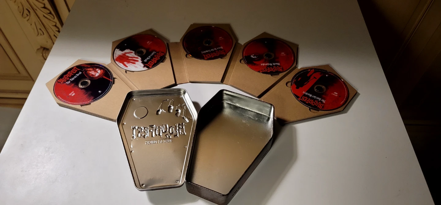 Bloodfest 5-DVD Collection Coffin Tin
