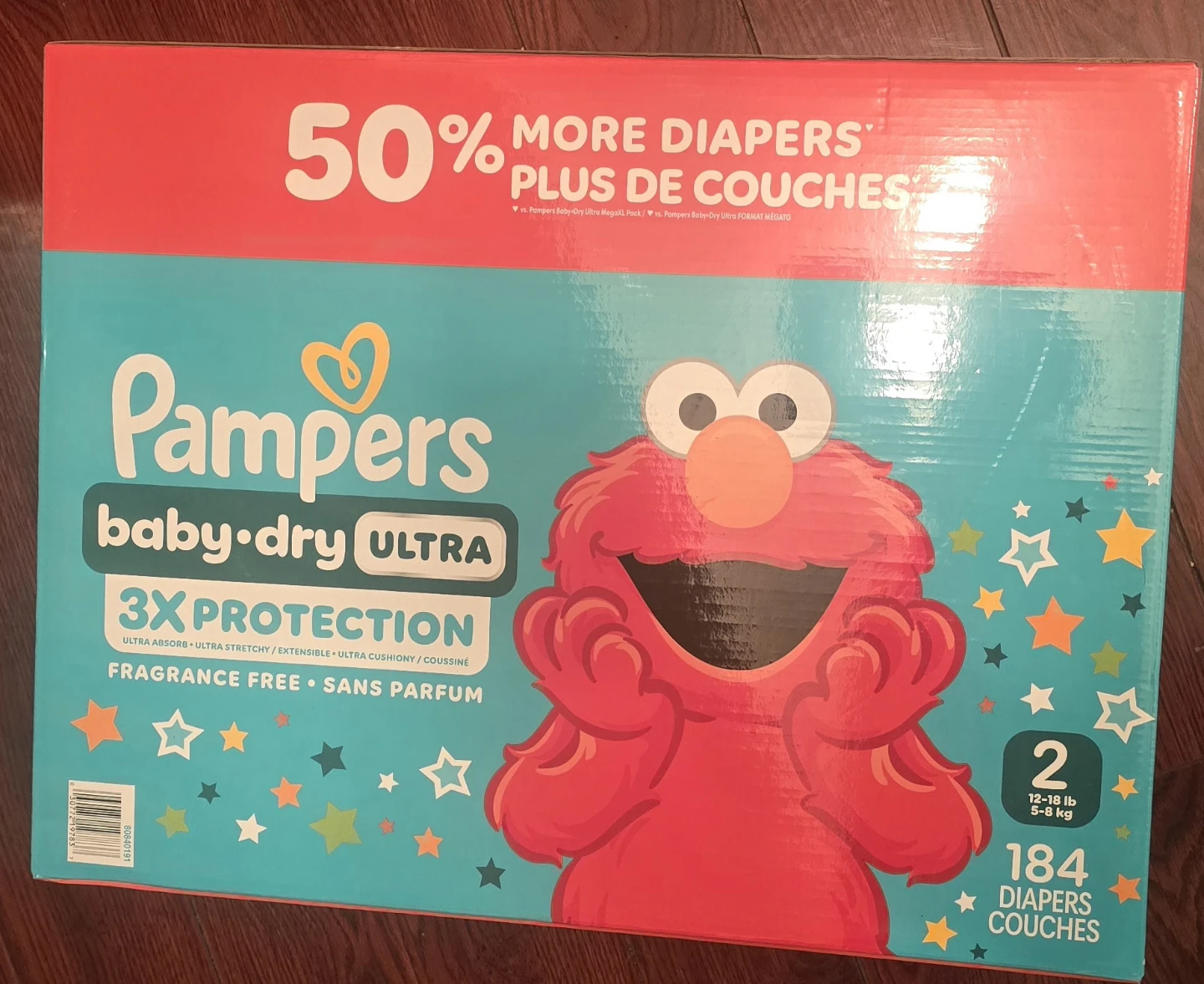 Pampers Baby-Dry Ultra Size 2 Diapers - 184 Count