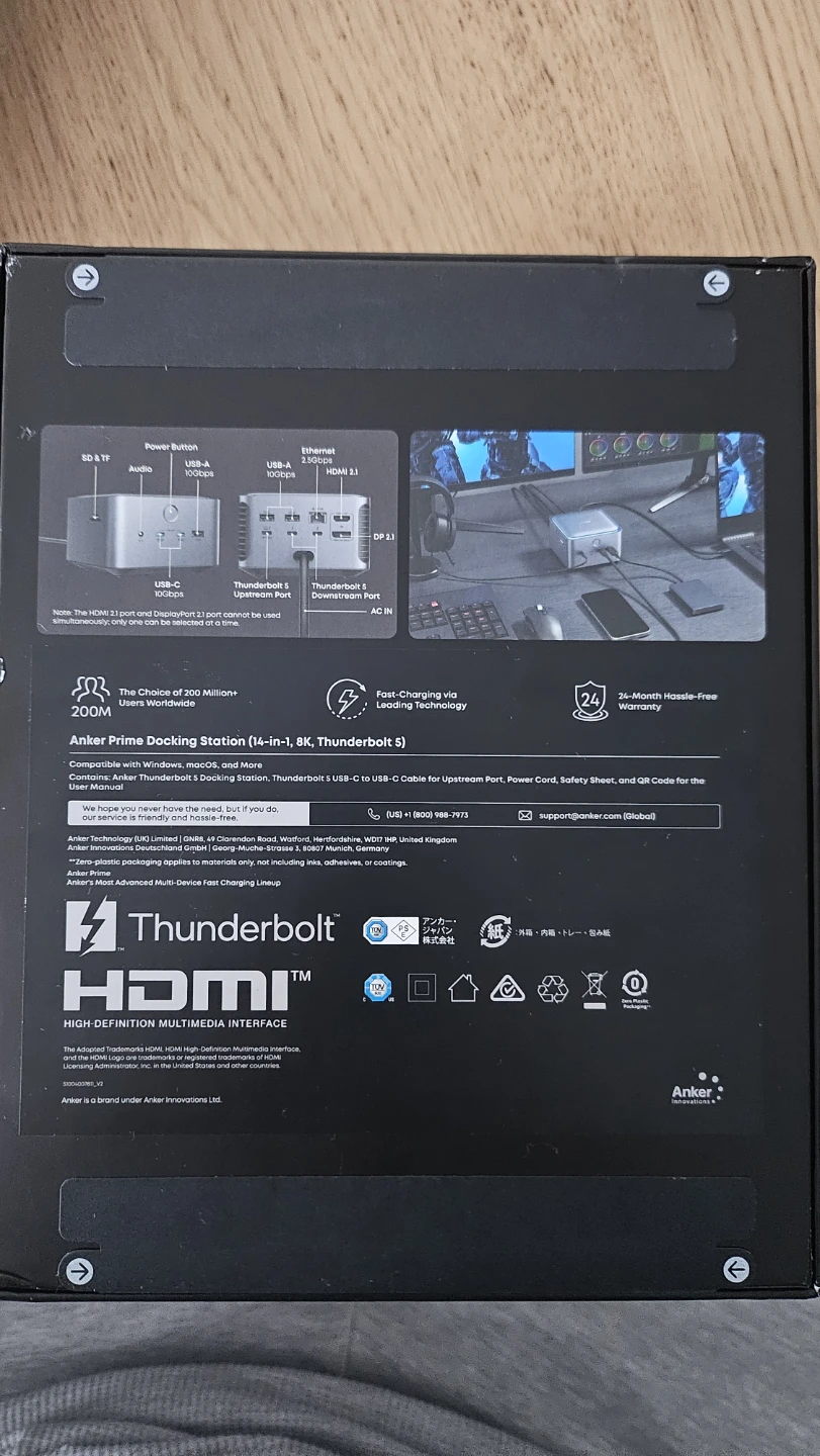Anker Prime TB5 Docking Station Unopend - photo 2