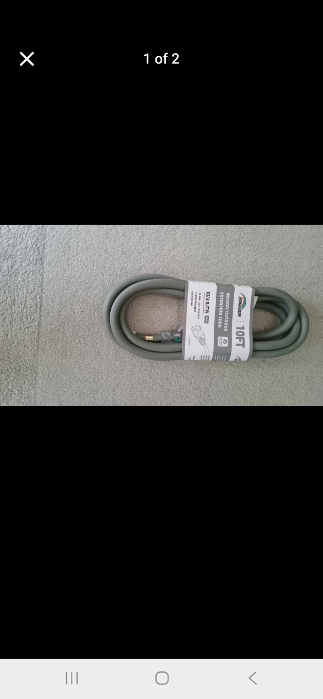 HOUNDERTON Indoor/Outdoor Extension Cord - 10FT - photo 2
