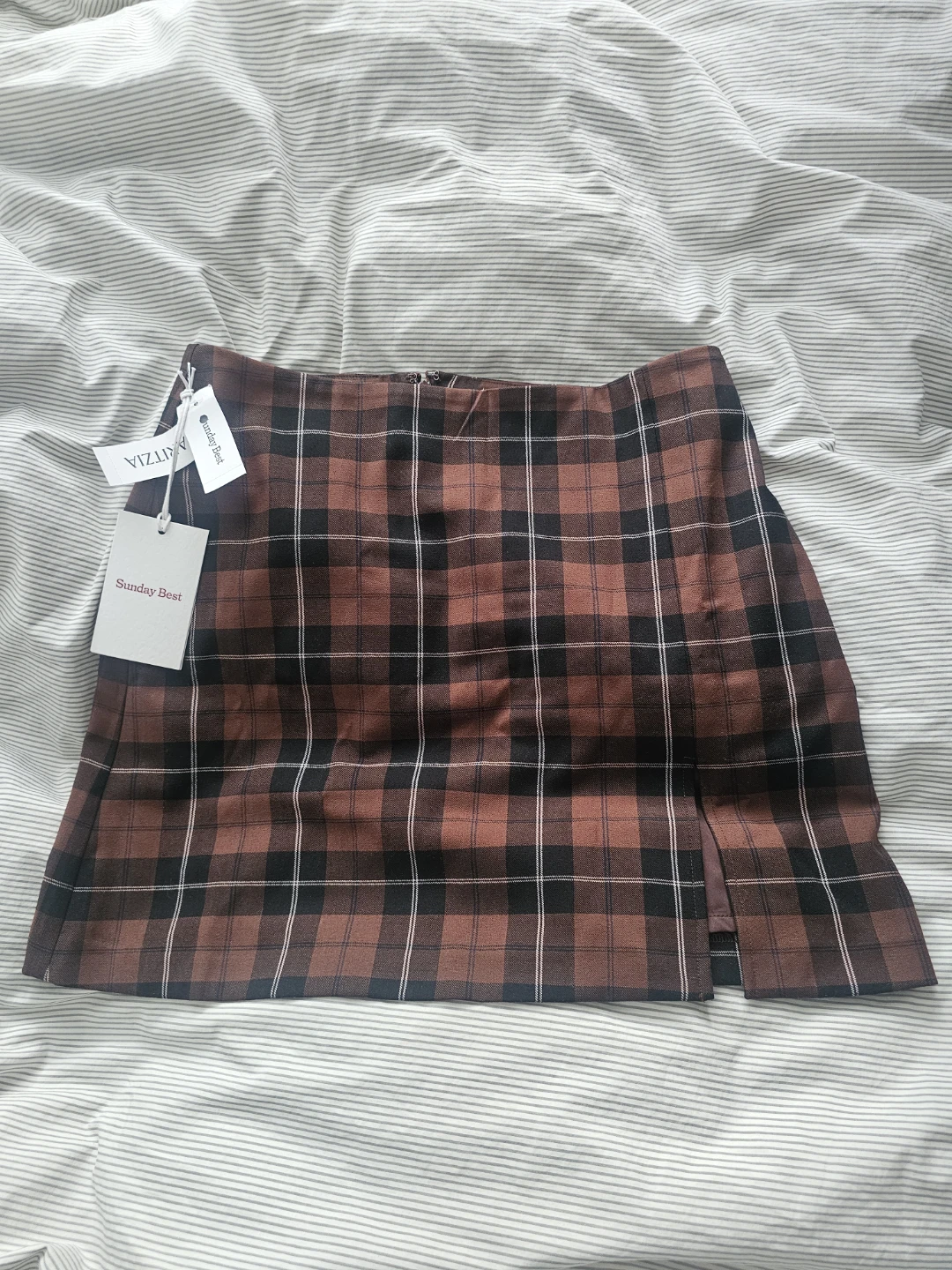 Sunday Best Plaid Mini Skirt Size 6