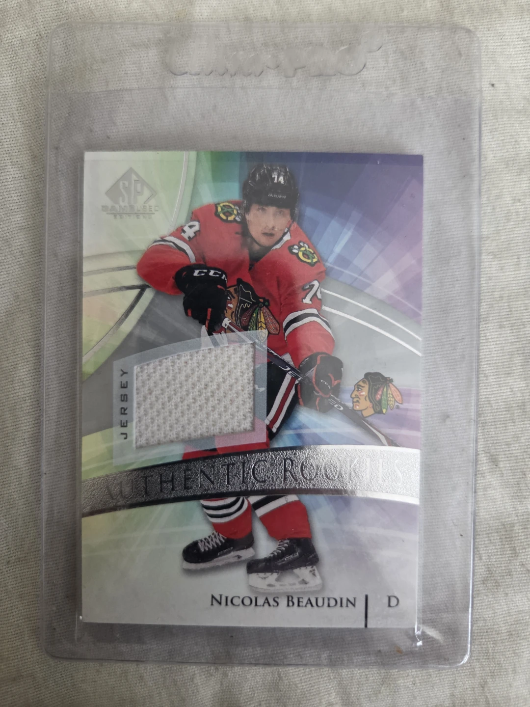 Nicolas Beaudin 141 Authentic Rookies Hockey Card