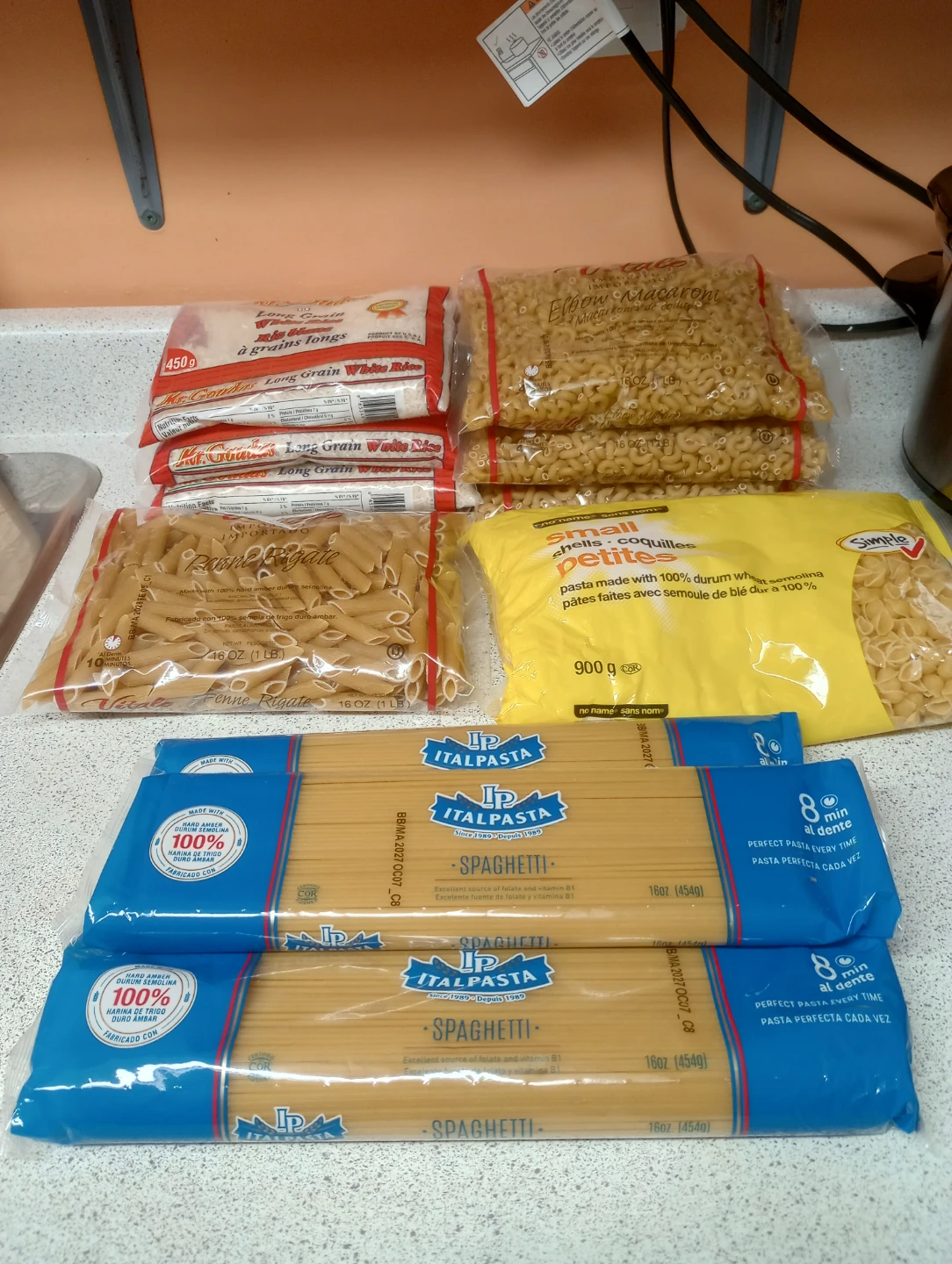 11 Rice and Pasta Items