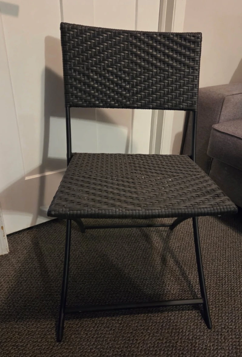 Wicker Folding Chair
