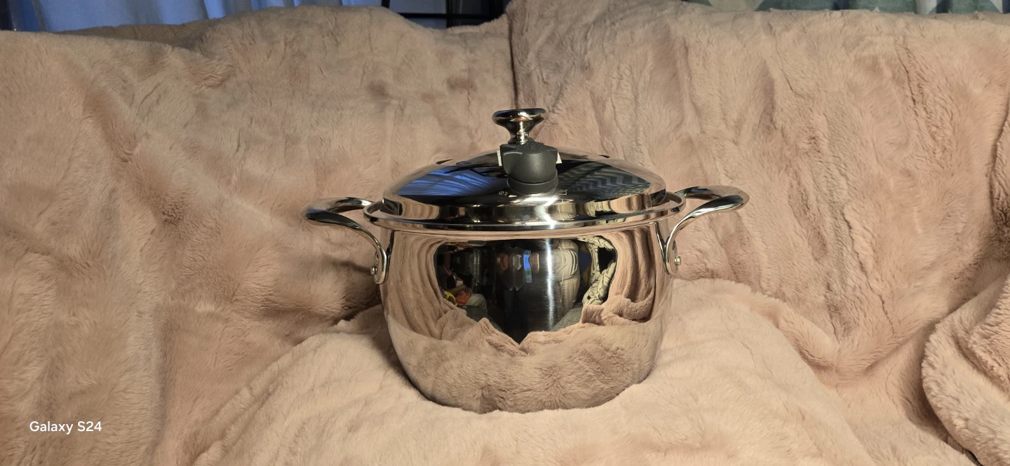 Princess House 7-Qt. Stainless Steel Stock Pot with Lid