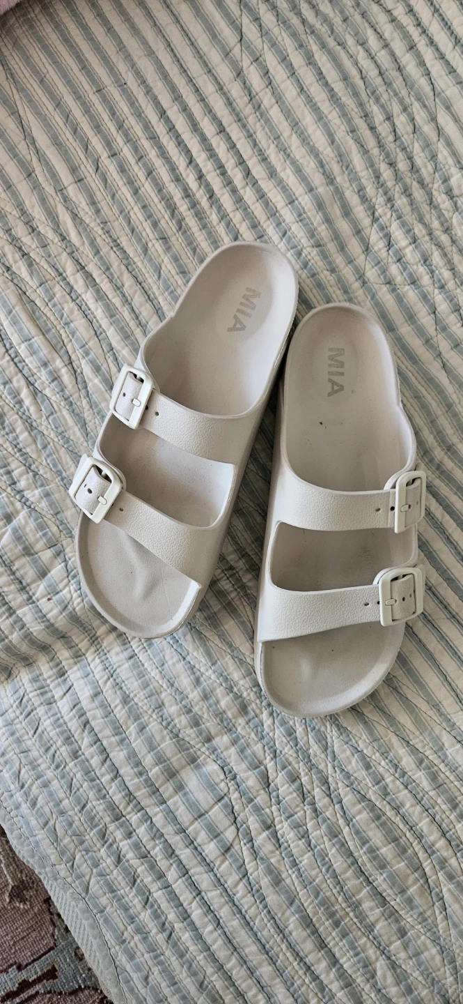 MIA Two-Strap Slide Sandals - photo 2