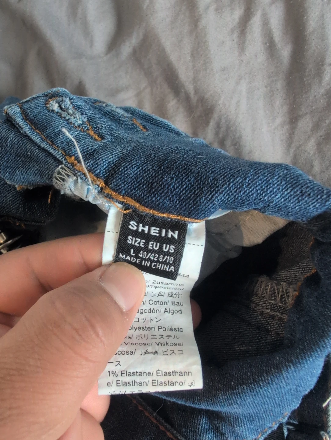 SHEIN Denim Overalls - Size L⚽ - photo 2