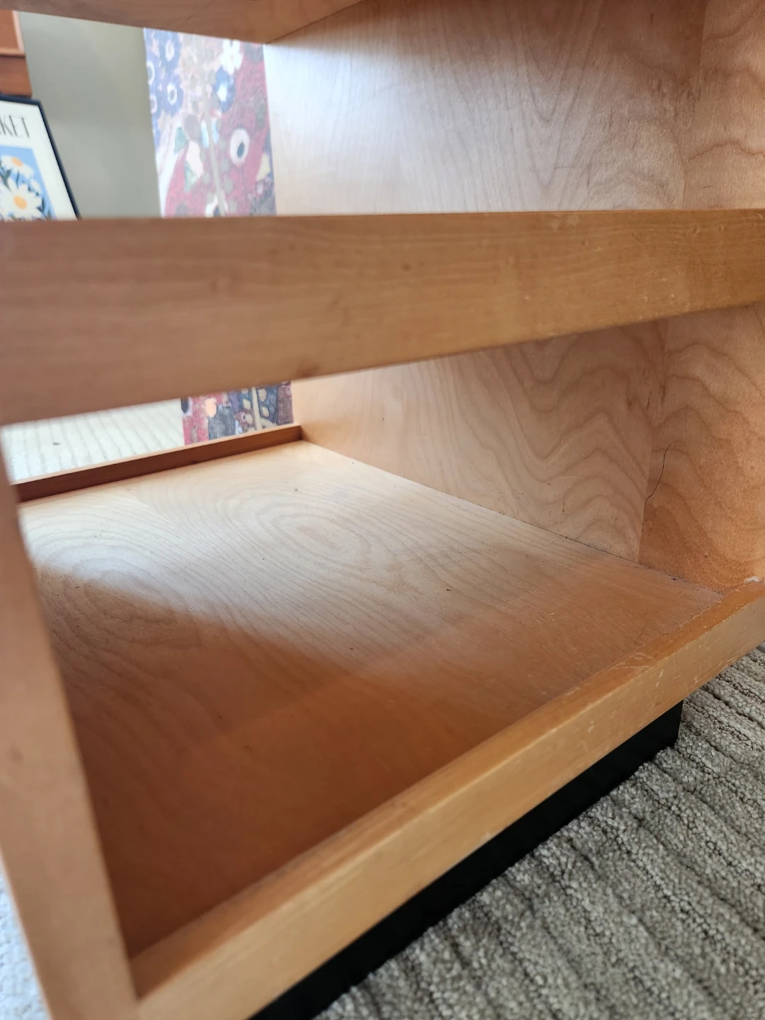 Danish style minimalist Table OR night stand with removable tray - photo 3