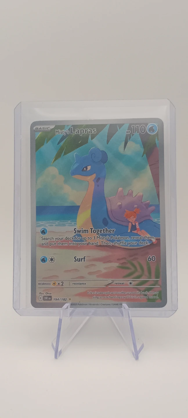 Misty's Lapras IR Pokémon Card - photo 2