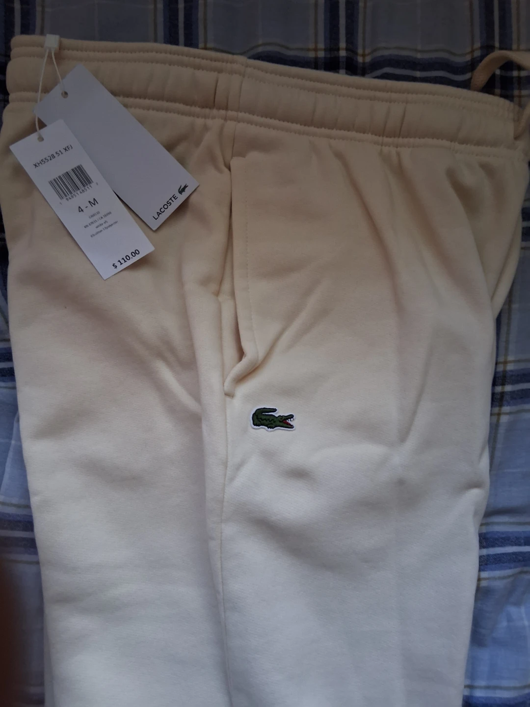 Lacoste Cream Hoodie and Sweatpants Set - photo 3