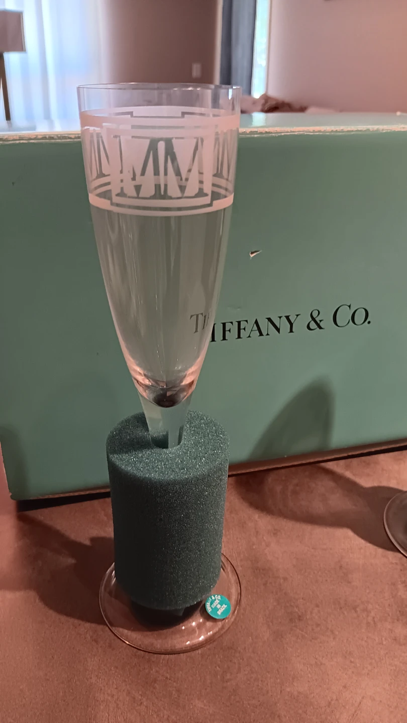 Tiffany & Co. Champagne Flutes - 2000 and MM - photo 2