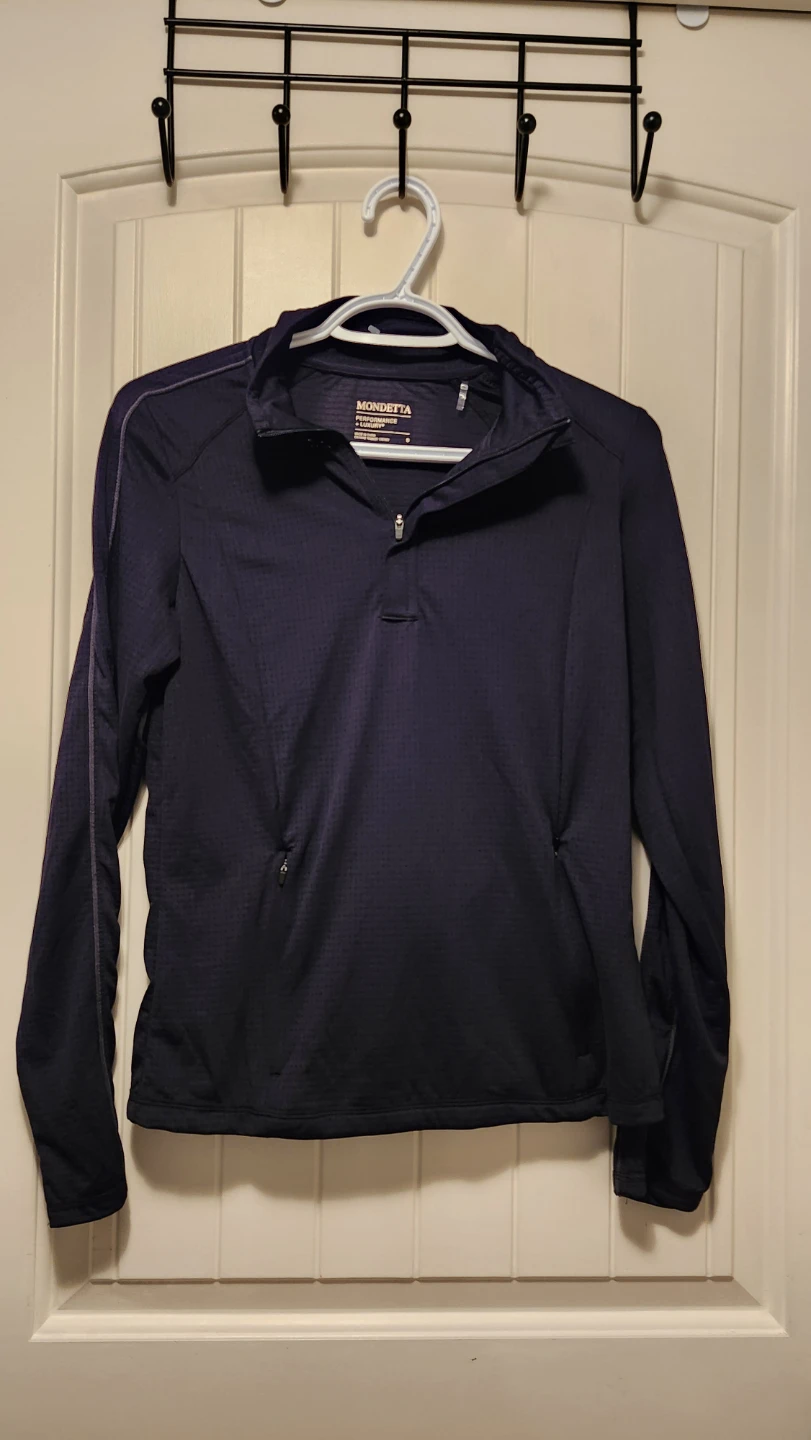 Mondetta Performance + Luxury 1/4 Zip Pullover - Size S