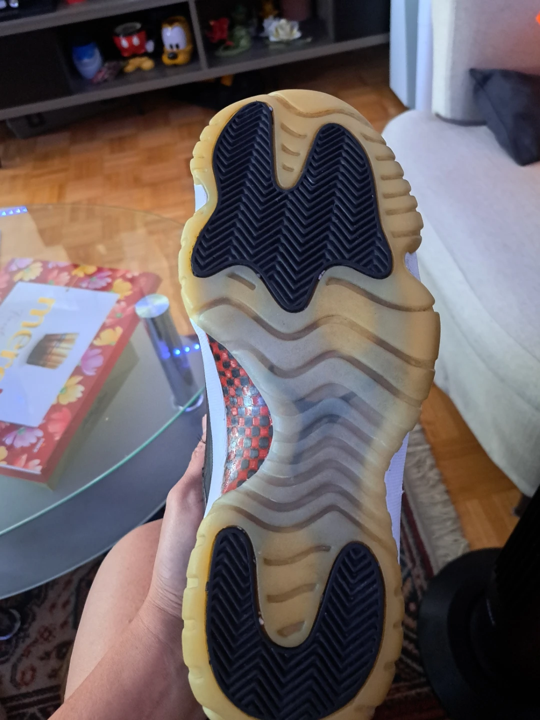 Air Jordan 11 Black Basketball Shoes - photo 2
