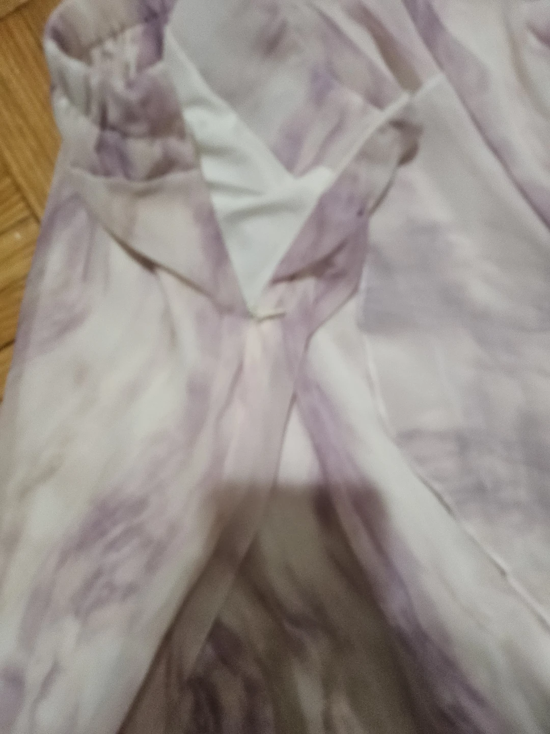 Purple Tie-Front Blouse and Skirt Set - photo 5