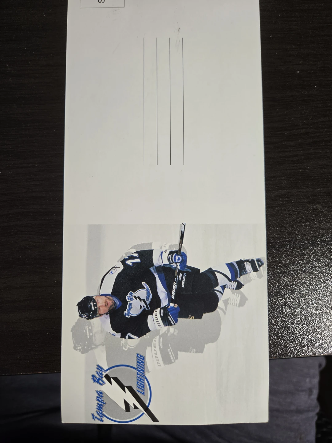 Wendel Clark #17 Tampa Bay Lightning Hockey Card - photo 2