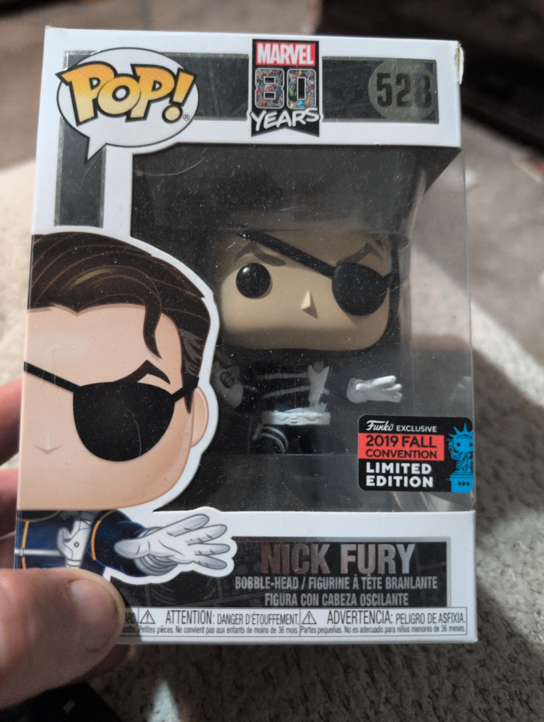 Funko Pop! Marvel 528 Nick Fury Vinyl Figure