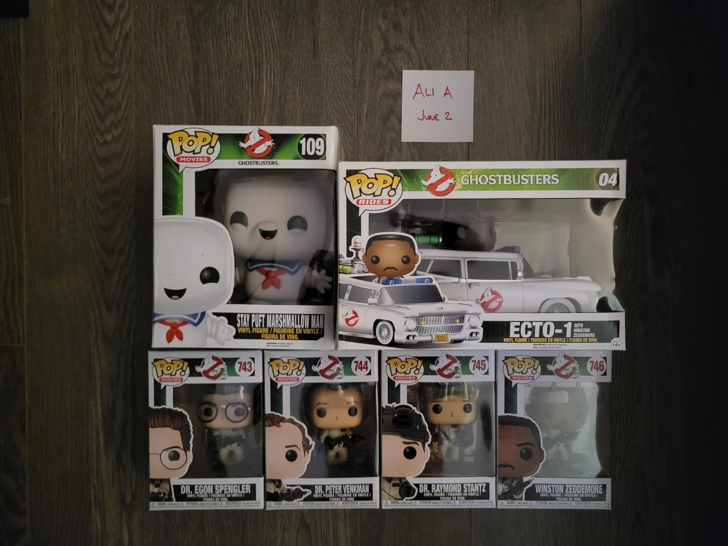 Ghostbusters Funko Pop! Figures and Ecto-1
