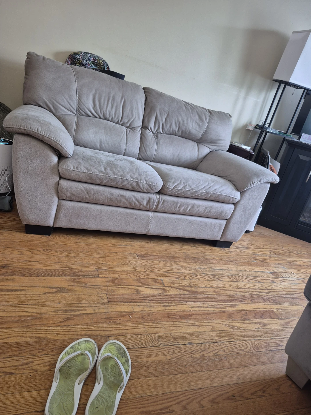 Light Grey Loveseat Sofa