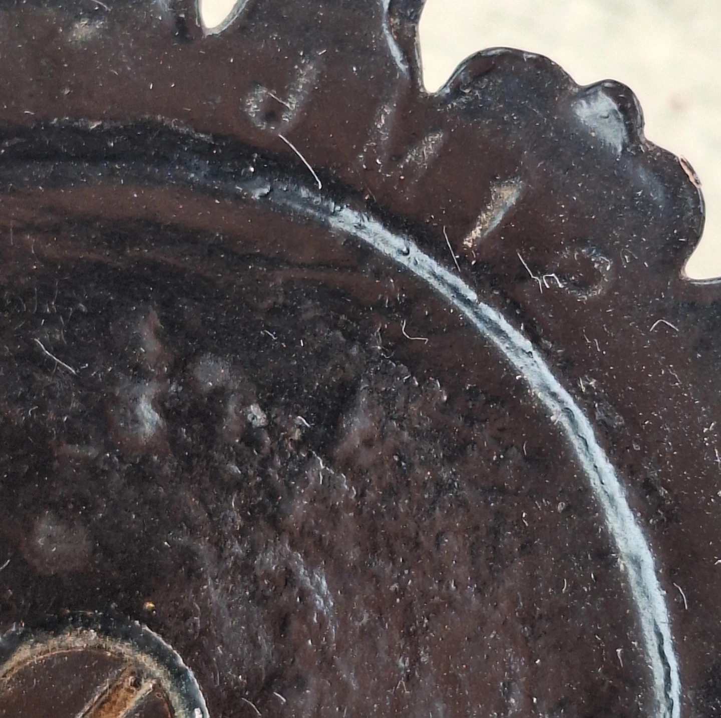Antique Victorian Cast Iron Wall Sconce Candle Holder - photo 4