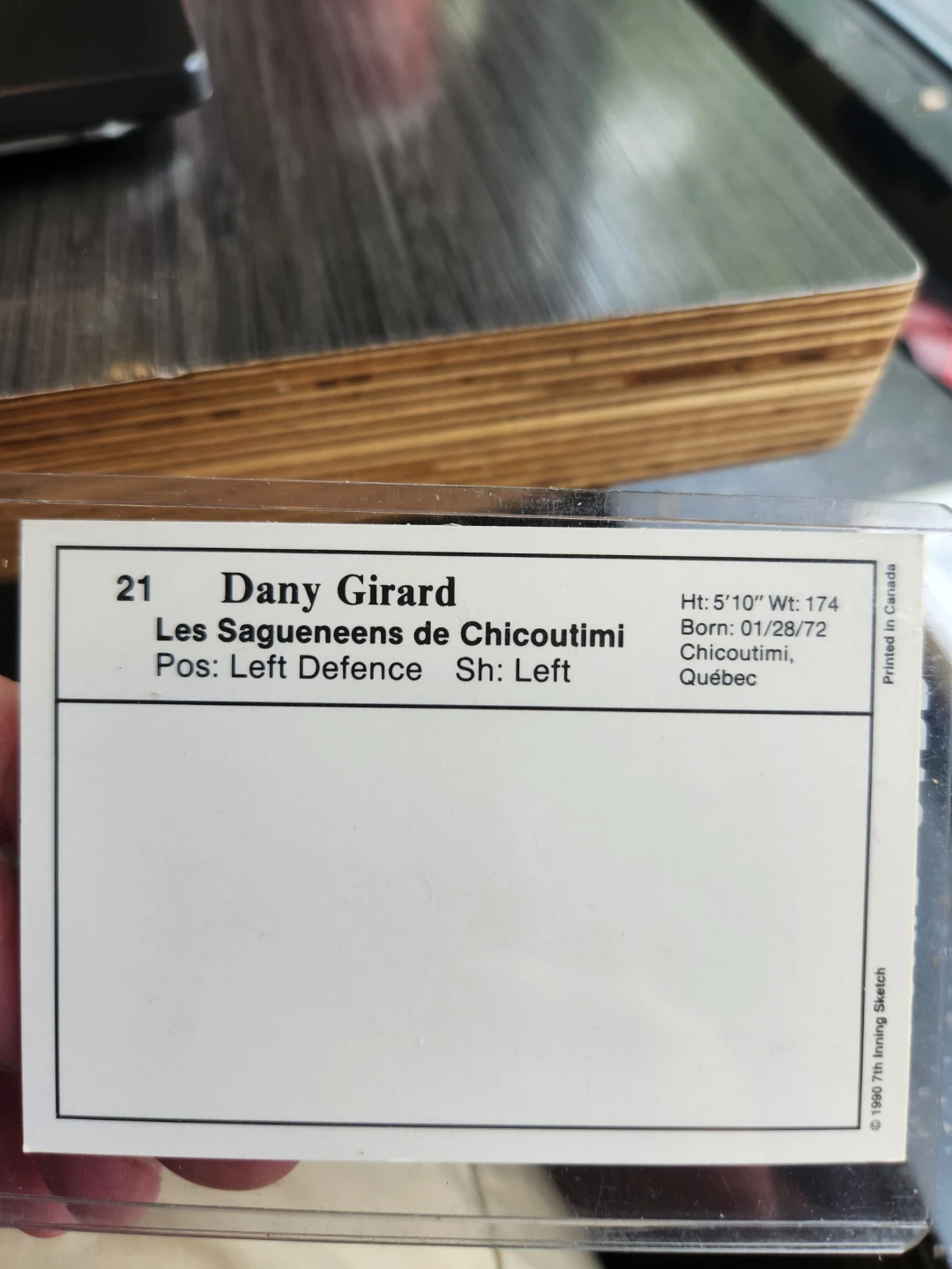 Dany Girard Les Saguenéens de Chicoutimi Rookie Card - photo 2