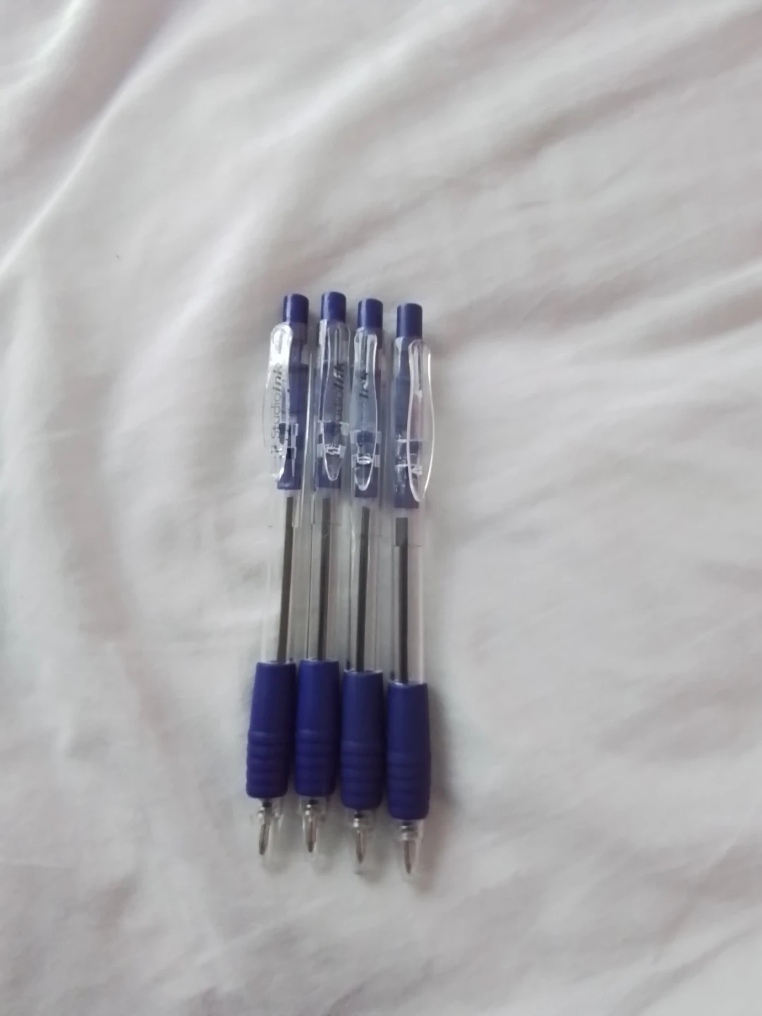 Studio Ink Ballpoint Pens - Blue - Pack of 4