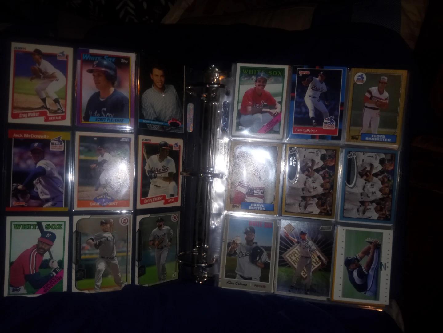 White Sox players 70's -20's Baseball Card Collection Binder - photo 2