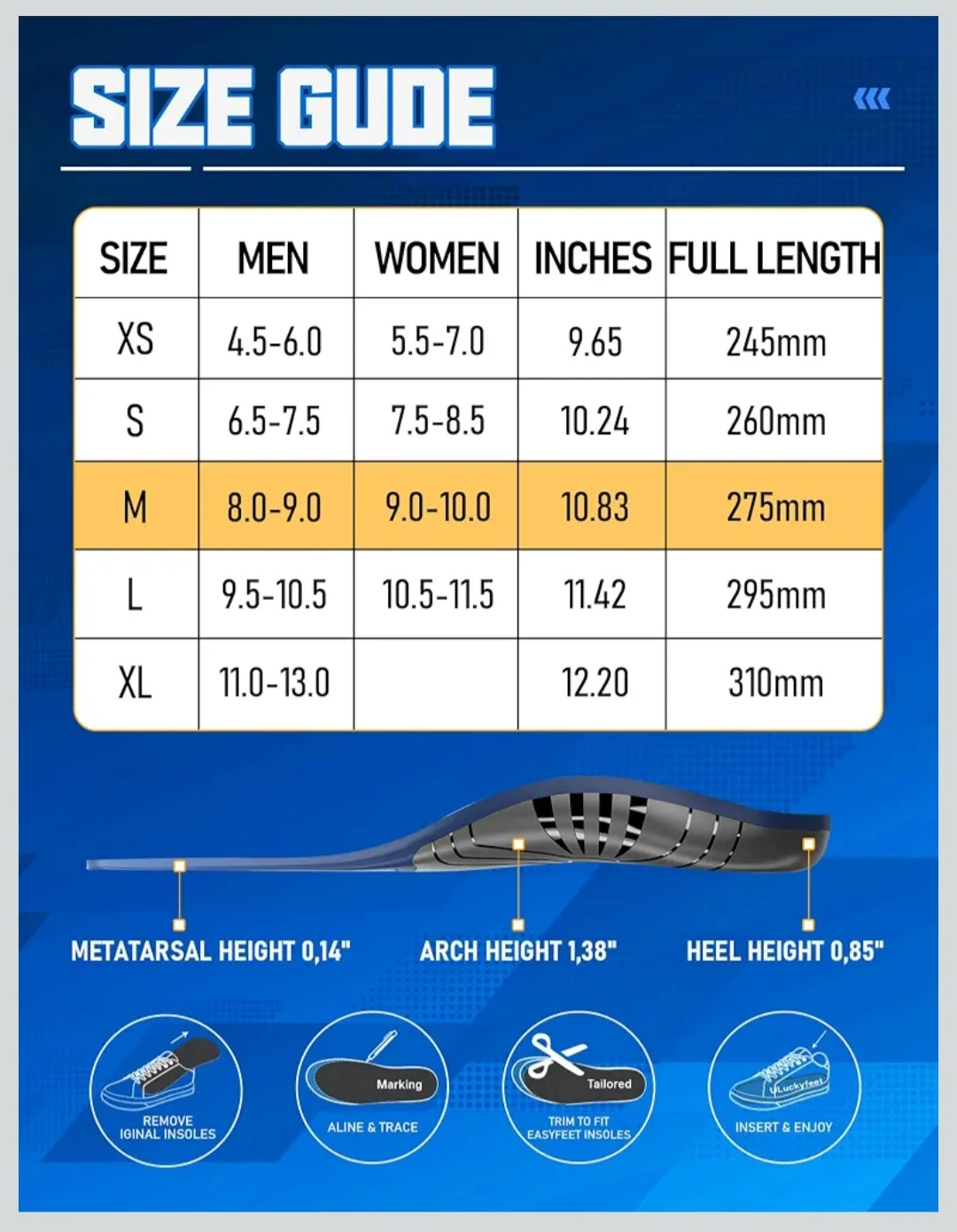 Running Insoles for Men Women & Extra Shock Absorption ... - photo 3