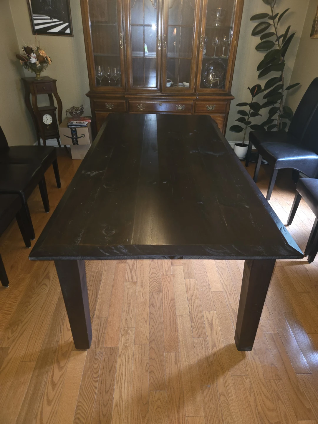 Dark Wood Dining Table - photo 2
