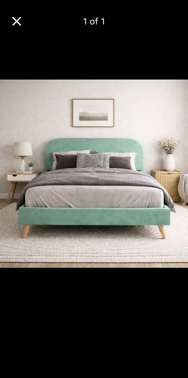 BRAND NEW Full/Double Turquoise Bed Frame only - photo 4