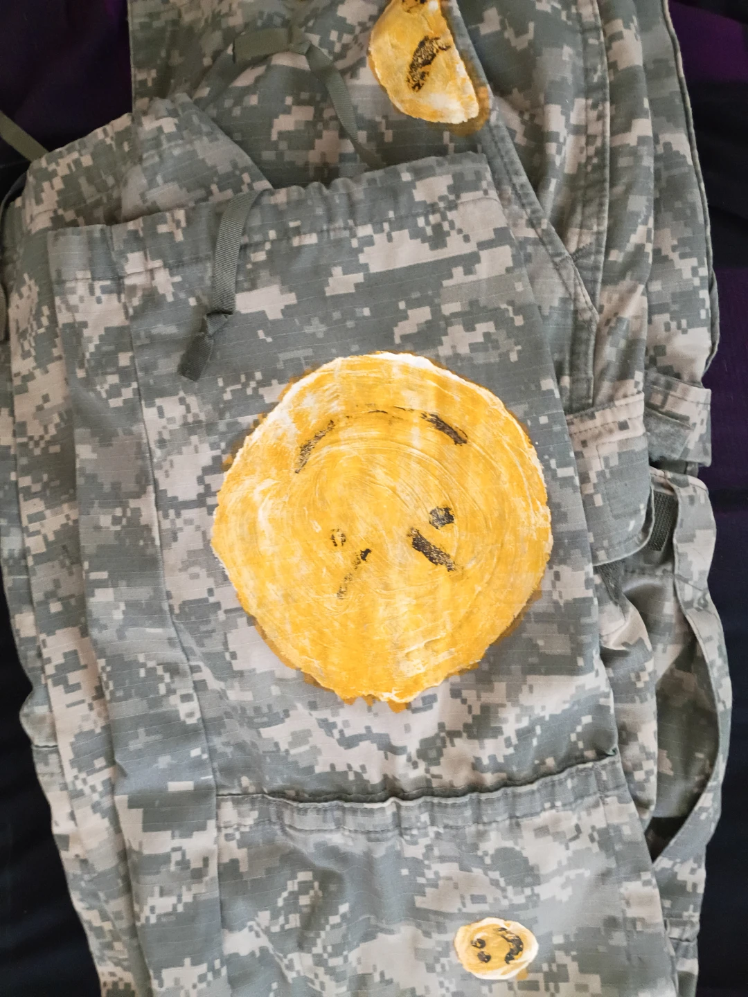Custom Smiley Face Cargo Pants - photo 3