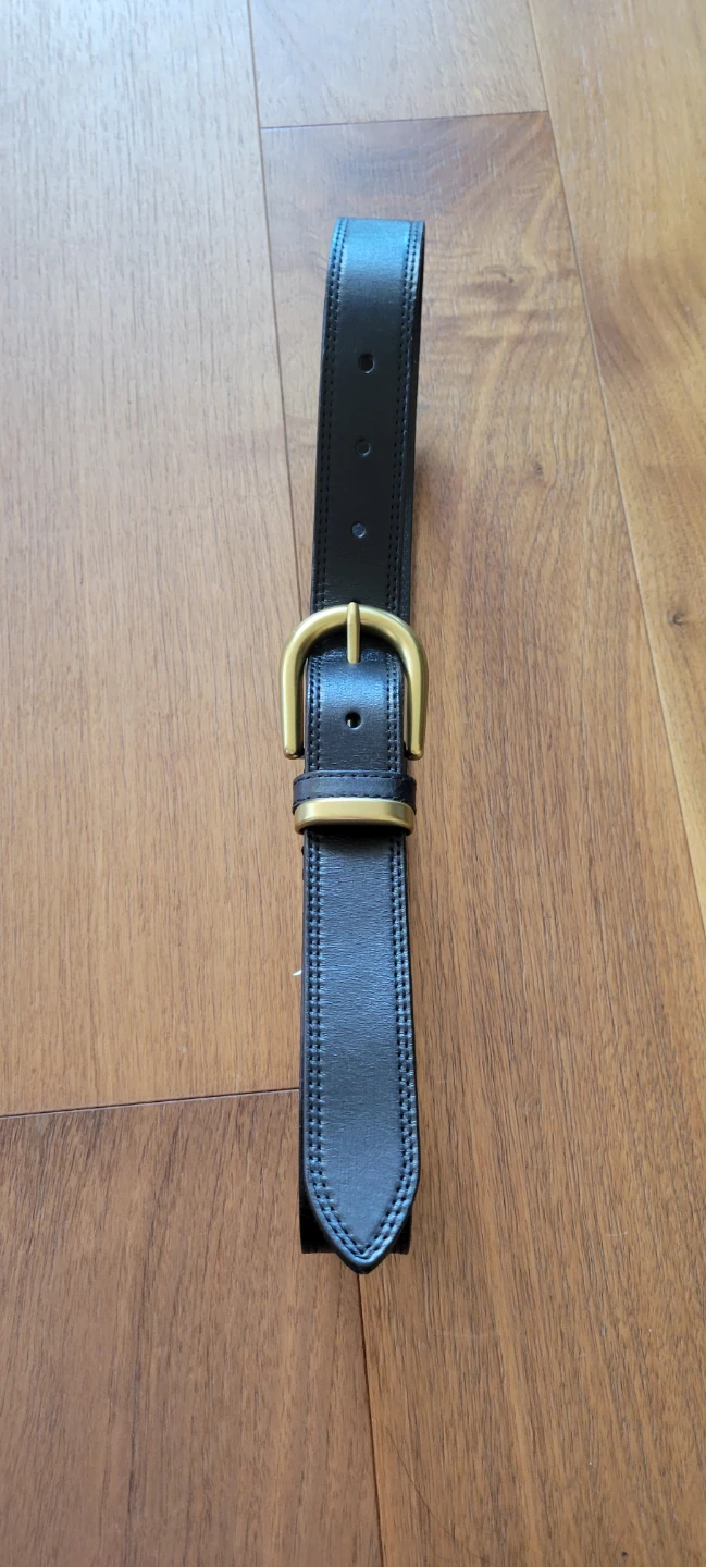 Aritzia Wilfred Black Leather Belt XS