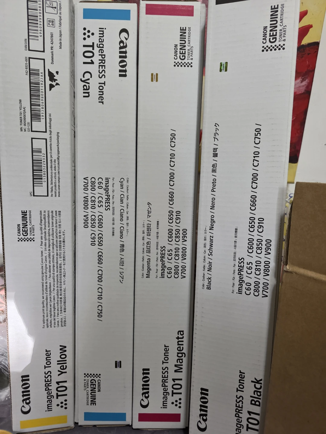 Canon imagePRESS Toner T01 CMYK SET