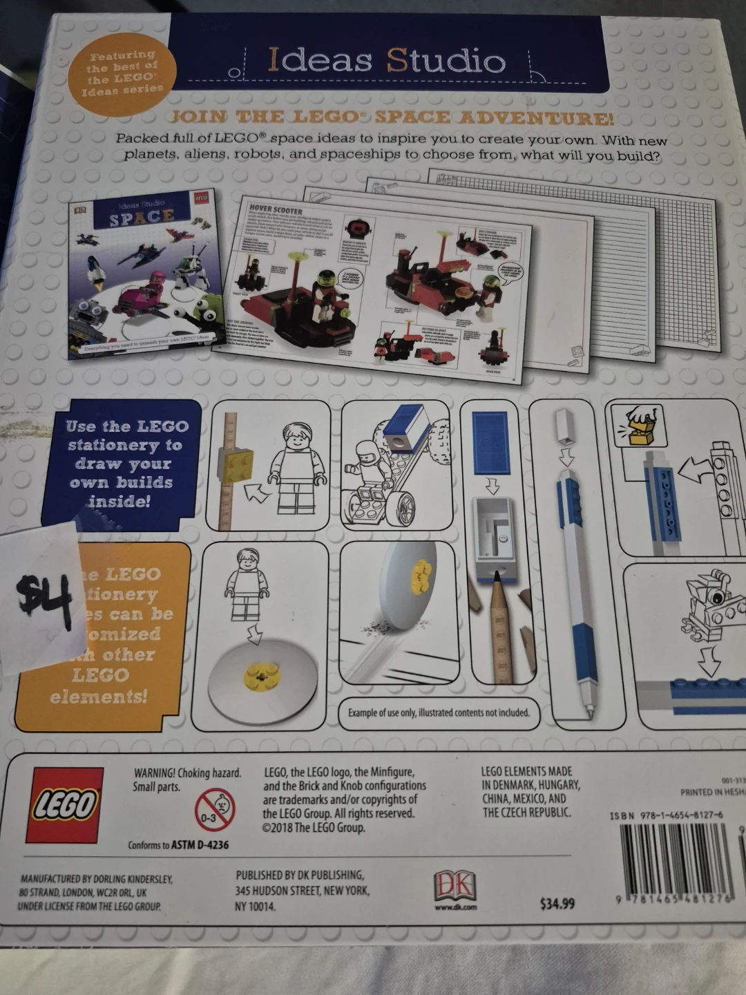 LEGO Ideas Studio SPACE Stationery Set - photo 3