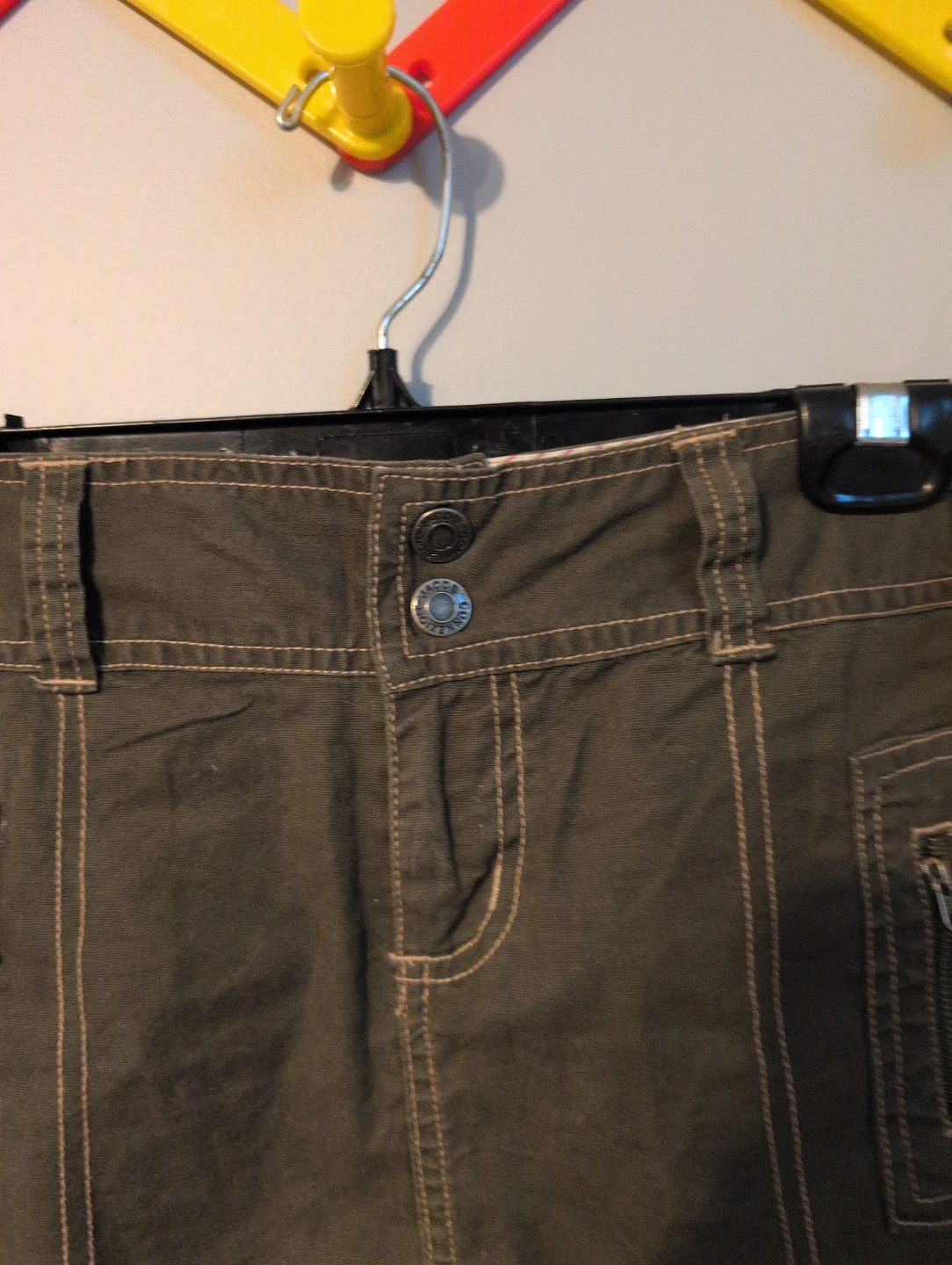 Olive Green Cargo Skirt - photo 4