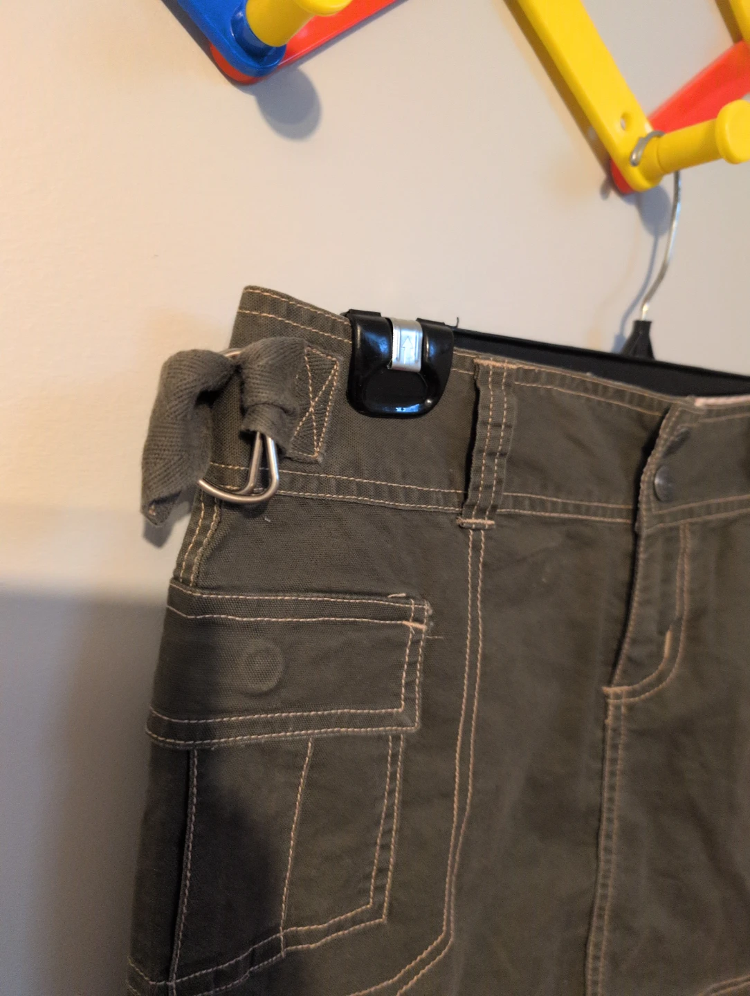 Olive Green Cargo Skirt - photo 5