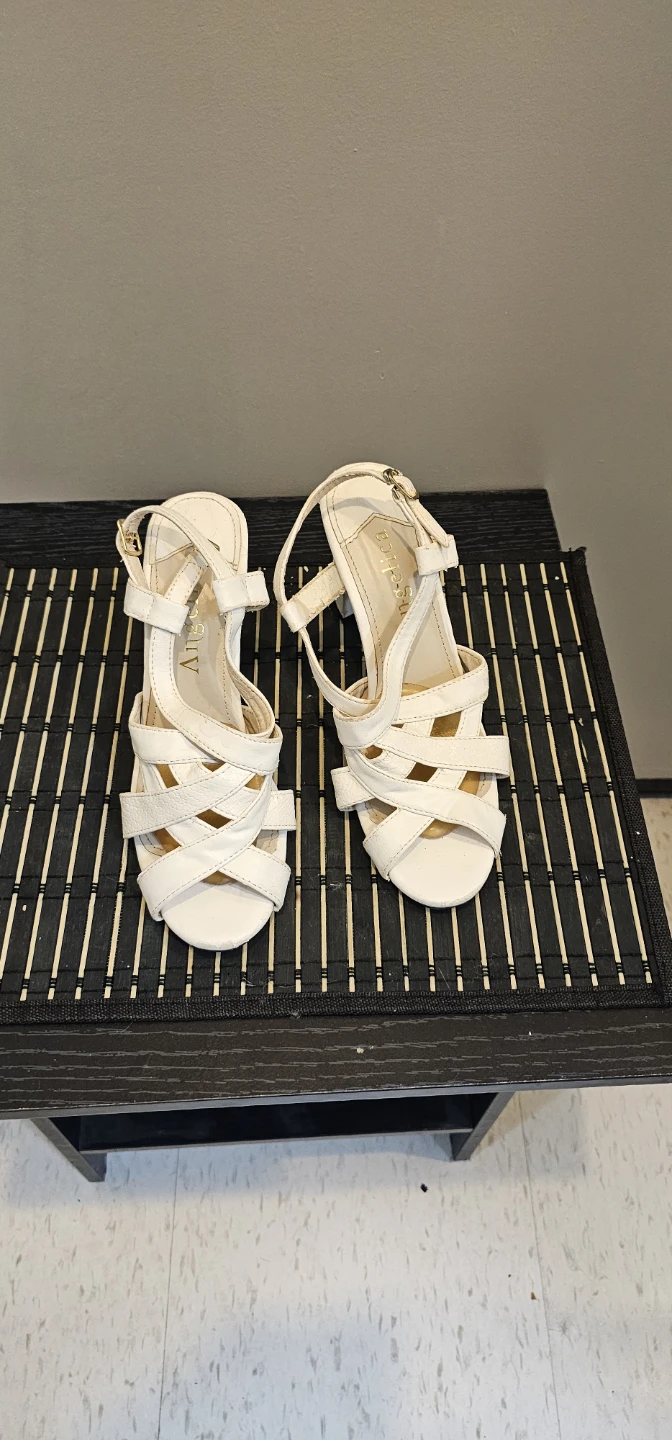 White Angelica Strappy Heels - photo 3