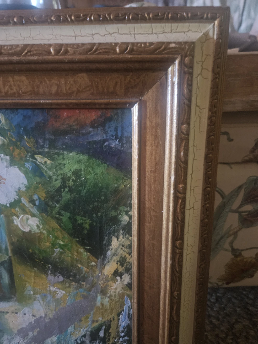 Framed Still Life Oil Painting - "Tuzzo Oil" - photo 2