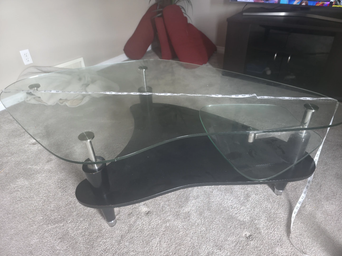 Glass center table - photo 2