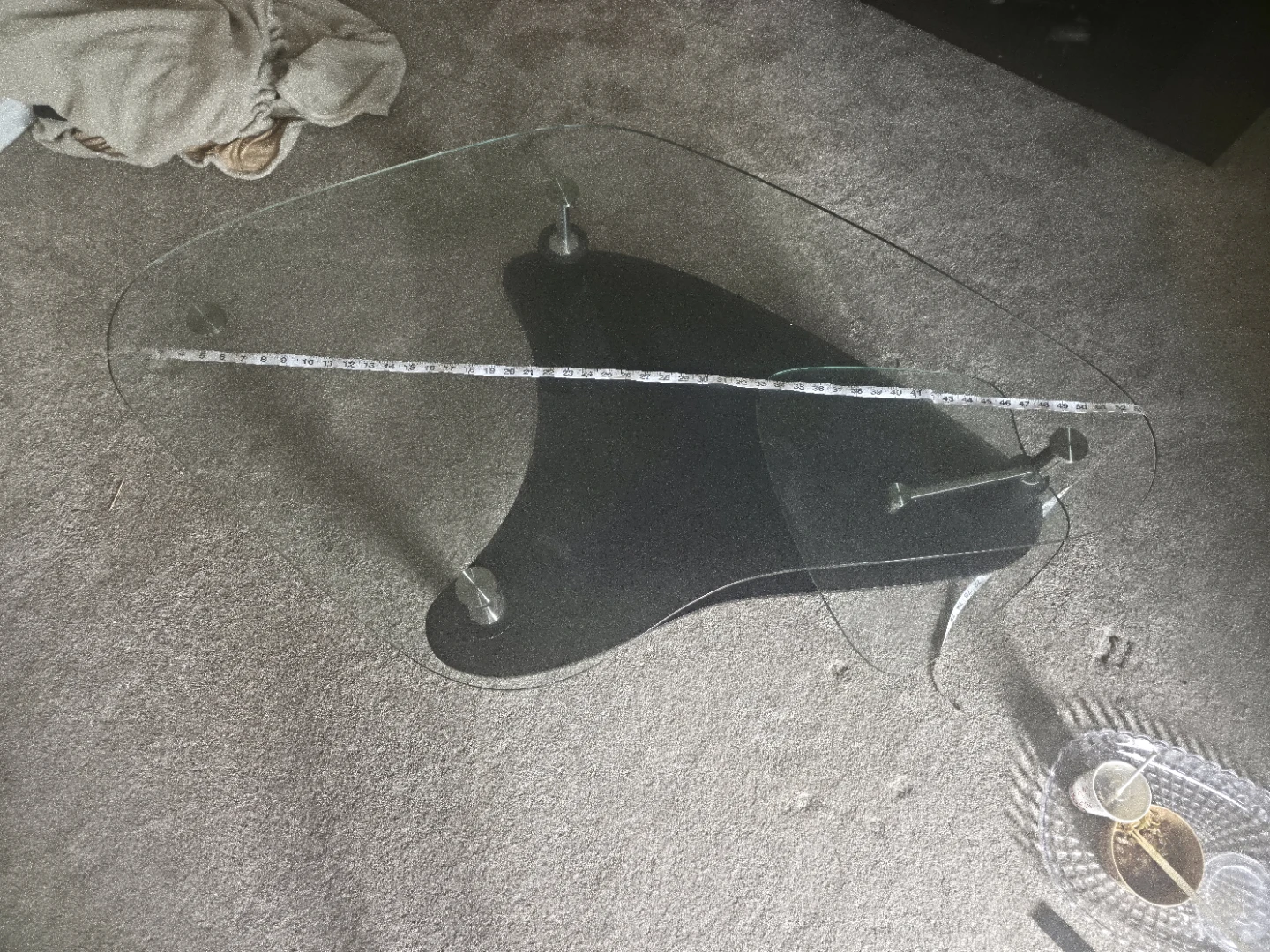 Glass center table - photo 3