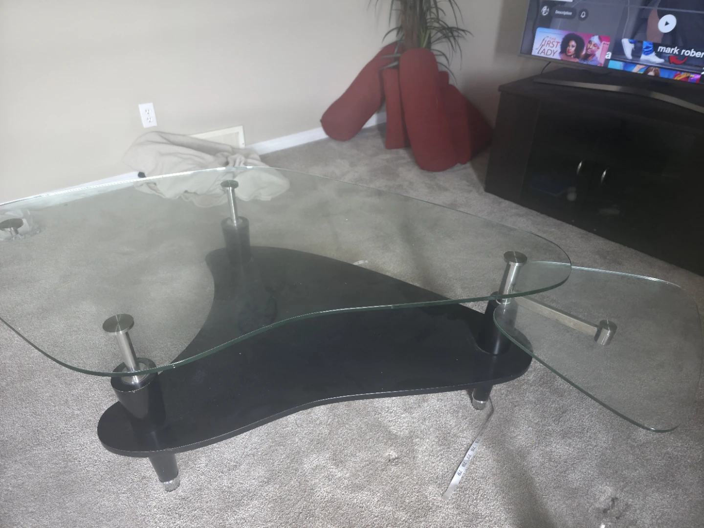 Glass center table - photo 4