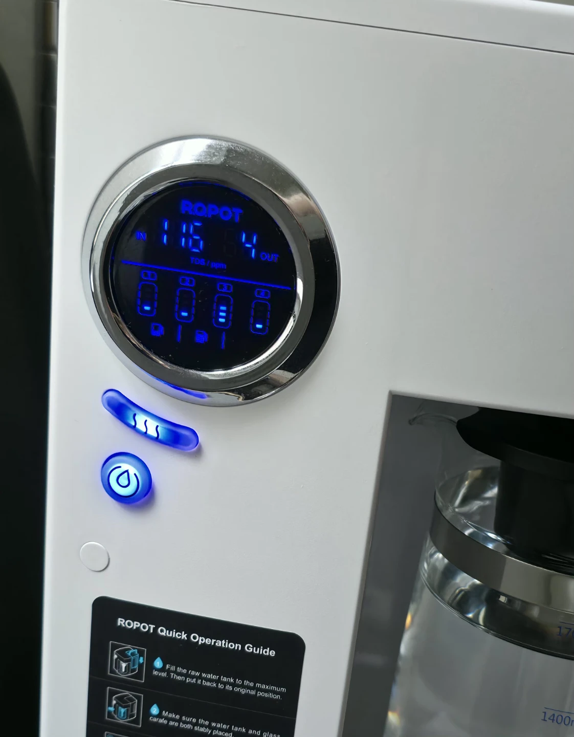 Bluevua RO100ROPOT Countertop Water Purifier - photo 2