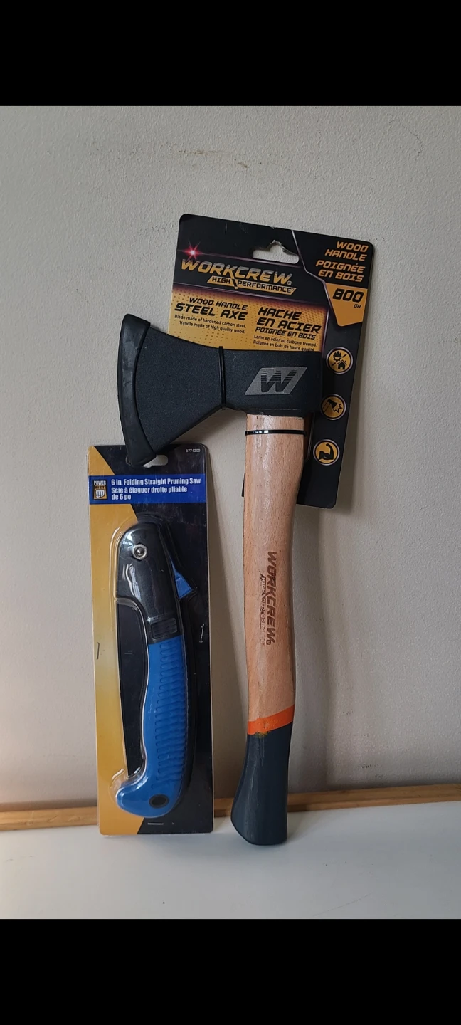 New Camping Axe & Folding Saw