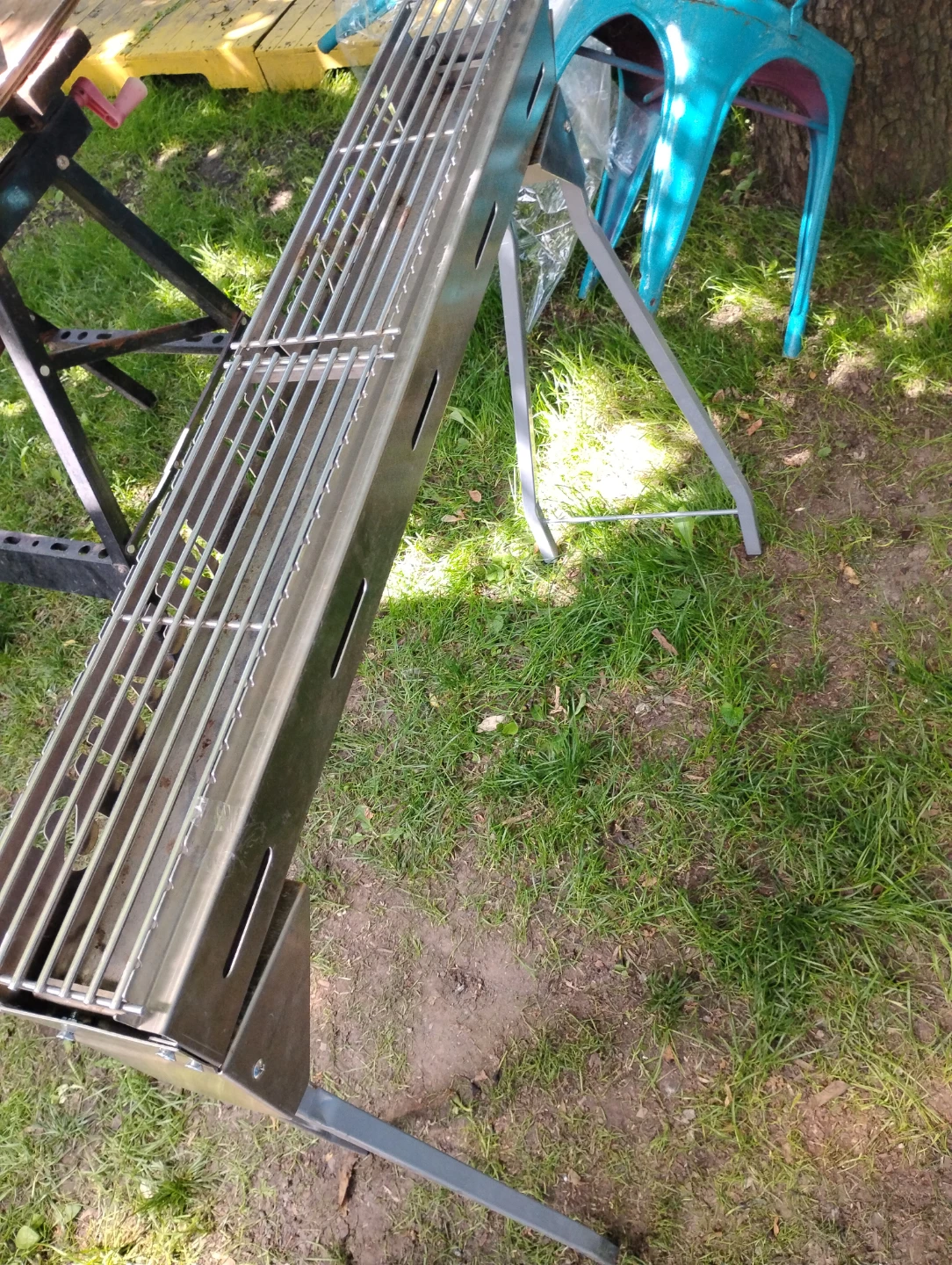 Portable FOLDABLE stainless steel BBQ - photo 5