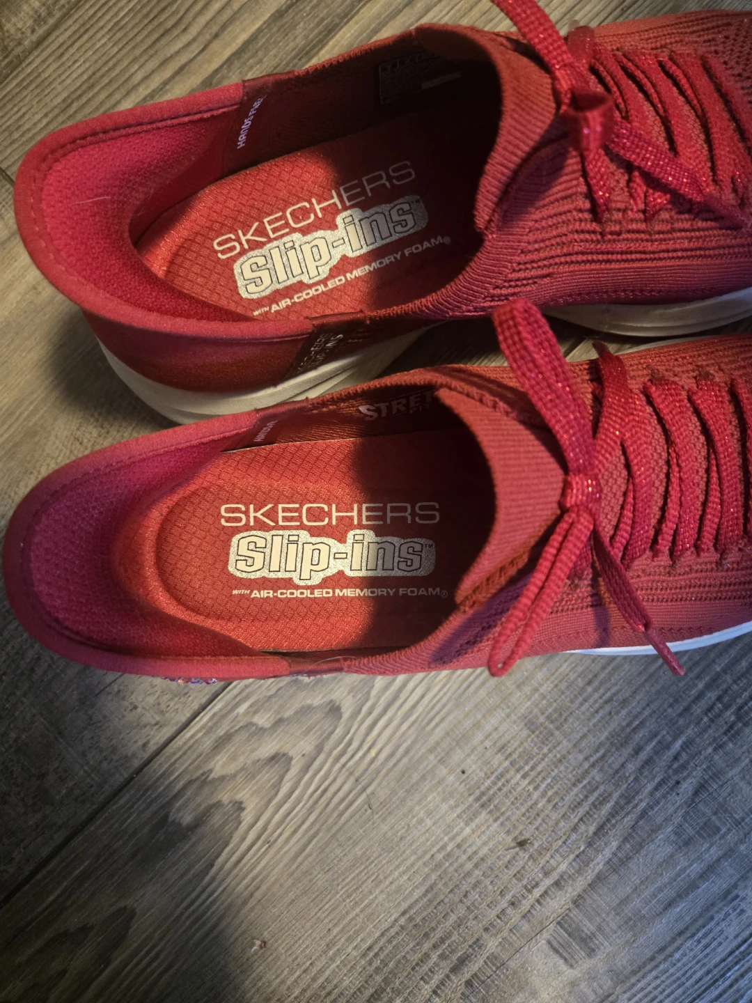 Skechers Slip-Ins Red Heart Rhinestone Sneakers - photo 3